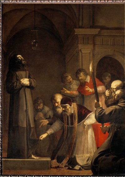 Pave Nicholas V (1398-1455), i 1449, åpnet kjelleren til Saint Francois d