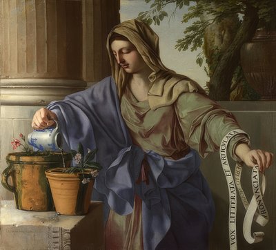 Allegori av grammatikken. 1650 av Laurent de la Hyre