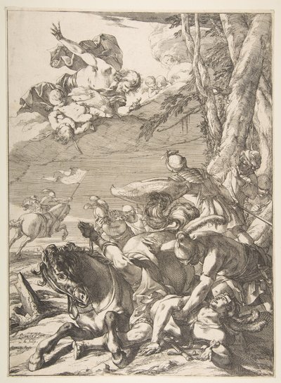 Konvertering av St. Paul, ca. 1637. av Laurent de la Hyre