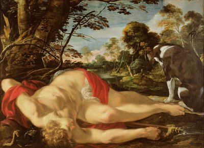 Død Adonis, ca. 1624-28 av Laurent de la Hyre