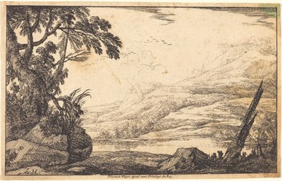 Fjelllandskap av Laurent de la Hyre