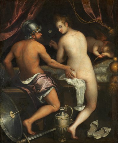 Mars og Venus, ca 1595. av Lavinia Fontana