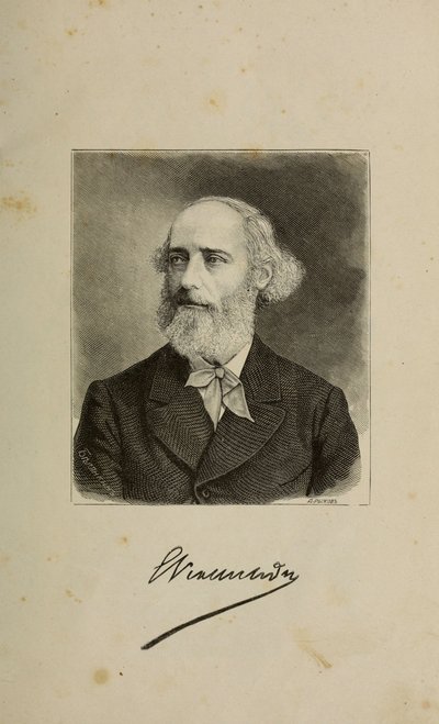 Portrett av Eugene Viollet-le-Duc 1814-1879, 1879. av Lavr Lavrovich Belyankin