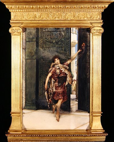 Dans før timian (akvarell på papir) (se også 349100) av Lawrence Alma Tadema