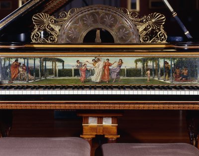 En svært viktig pianoforte designet av Sir Lawrence Alma-Tadema, handling av Steinway New York. Bygget i 1887. av Lawrence Alma Tadema