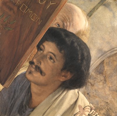 Charles Deschamps, med Henry Wallace Looking On, 1874 av Lawrence Alma Tadema