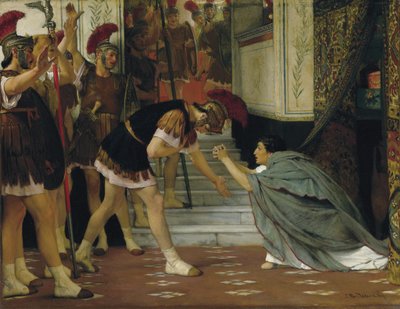 Utropte Claudius til keiser, 1867 av Lawrence Alma Tadema