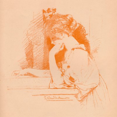 Skisse av en jente, c1885, 1896 av Lawrence Alma Tadema