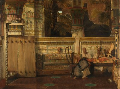 Den egyptiske enken, 1872 av Lawrence Alma Tadema