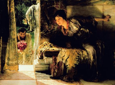 Velkommen fotspor av Lawrence Alma Tadema