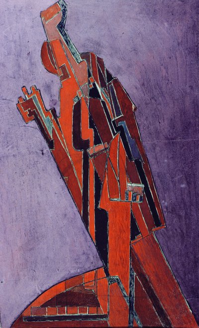 Figurstudie - Design for skulptur av Lawrence Atkinson