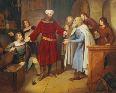 Leopold von Babenberg overleverer sine skatter til innbyggerne i Wien av Leander Russ