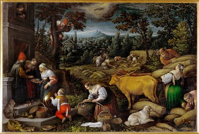 Juni (maleri på lerret) av Leandro da Ponte Bassano