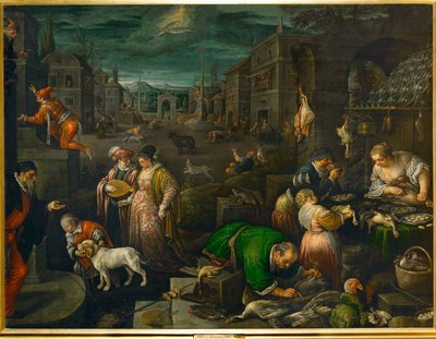 Februar måned (maleri på lerret) av Leandro da Ponte Bassano