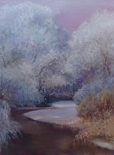 Frosting, 2019 (olje på lerret) av Lee Campbell