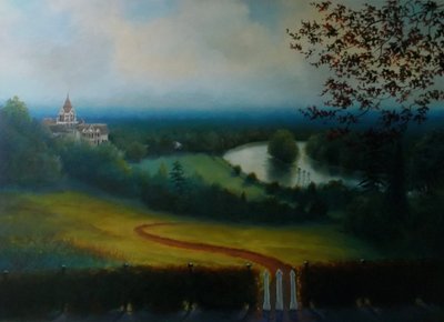 Petersham Hotel, 2011 Landskap av Lee Campbell