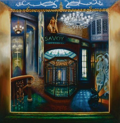 Savoy Hotel, 2010 Savoy interiør, Kaspar the Cat av Lee Campbell