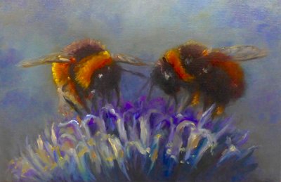 Two Bees, 2019 av Lee Campbell