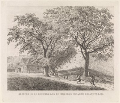 Utsikt over Blinkert Utsikt over Blinkert, ved vertshuset kalt Kraantje-Lek (tittel på objekt) Severdigheter i nærheten av Haarlem (serietittel) av Leendert Overbeek
