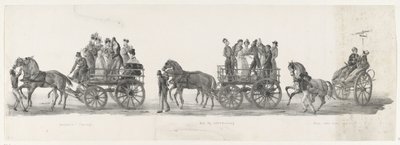 Invitasjon til konsert, ballet og fulle studenter, 1835 Invitasjonskonsert / Ball på Inteekening / Deus nobis haec otia fecit (tittel på objekt) De individuelle forestillingene som de stiger holdt av H.H. Studenter ved Leidsche Hoogeschoo av Leendert Springer (I)