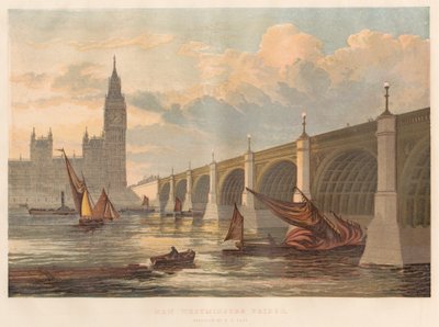 New Westminster Bridge, designet av PN Page av Leighton Brothers