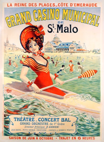 St. Malo-plakat av Lem Lem
