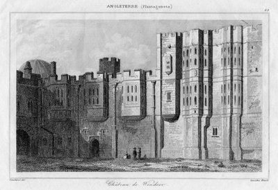 Windsor Castle, Berkshire, 1800-tallet av Lemaitre