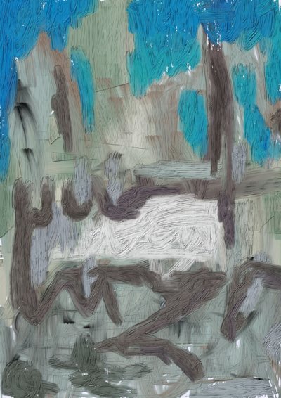 Teksturert natur – abstrakt av Lembayung senja studio [Vintage Poster]