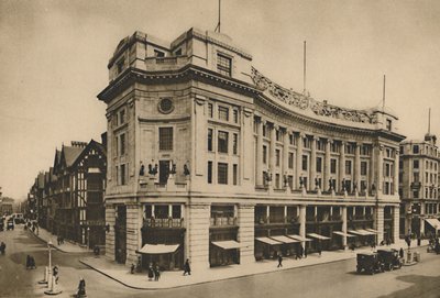 East India House, Libertys Individualized Frontage på New Regent Street, c1935. av Lemere
