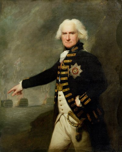 Admiral Lord Bridport (1727-1814) ca. 1795 (olje på lerret) av Lemuel Francis Abbott