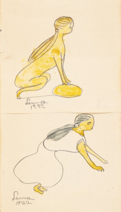 To figurer – sfinks av Lenna Glackens