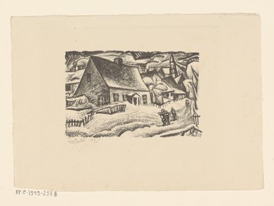 Altenberg (Ertsgebergte) (original tittel på objekt) av Leo Gestel (signed by artist)