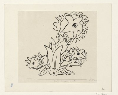 Blomster av Leo Gestel (signed by artist)