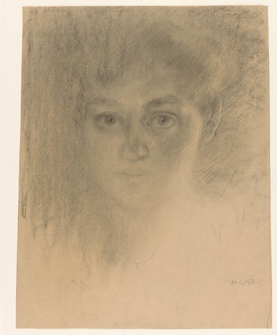Ansiktet til en kvinne av Leo Gestel (signed by artist)