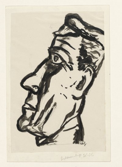 Mannens hode av Leo Gestel (signed by artist)