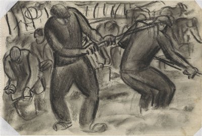Potethøstere i åkeren Uten tittel av Leo Gestel