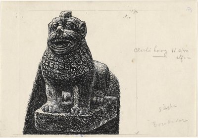 Bilde av en løve av Leo Gestel