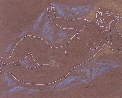 Blond naken av Leo Gestel