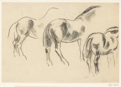 Tre hester av Leo Gestel