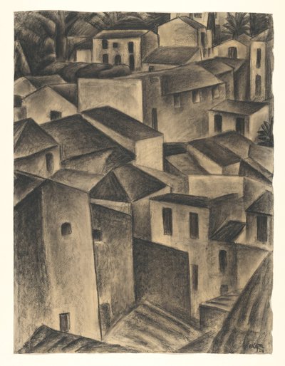 Ansikt i en italiensk landsby av Leo Gestel