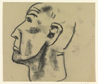 mannlig hode av Leo Gestel