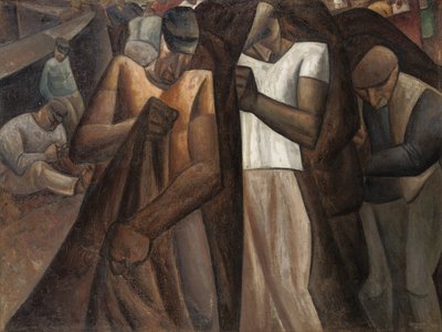 Nettendragers, ca. 1924 (olje på lerret) av Leo Gestel