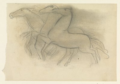 Løpende hester av Leo Gestel