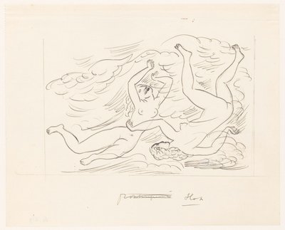 To nakne kvinner svømmer av Leo Gestel