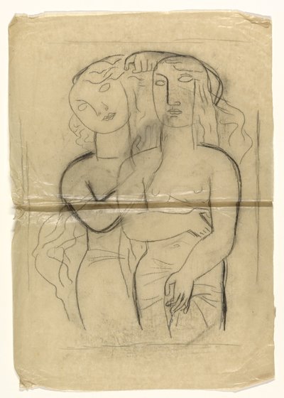 To stående kvinner av Leo Gestel