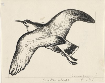 Flyvende fugl av Leo Gestel