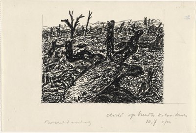 Verdenskrig (tittel på objekt) av Leo Gestel
