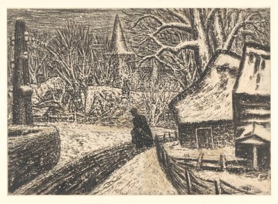 Vinter i Blaricum av Leo Gestel