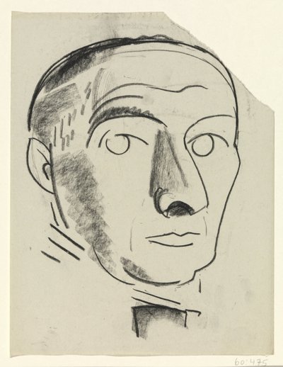 Selvportrett av Leo Gestel