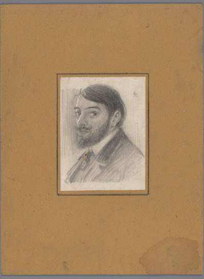 Selvportrett av Leo Gestel av Leo Gestel
